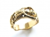 A Gold Skeleton Ring-2